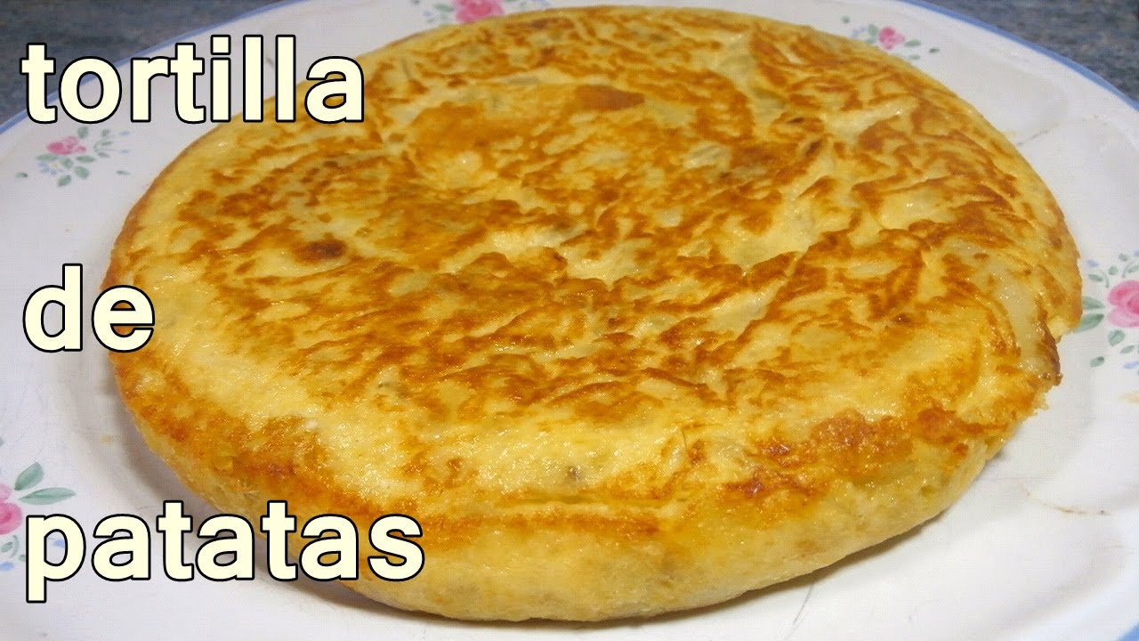 TORTILLA DE PATATAS JUGOSA - recetas de cocina faciles rapidas y economicas de hacer