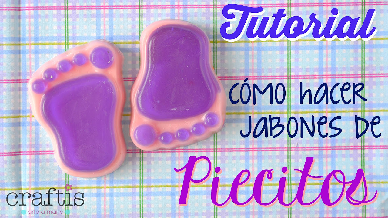 Tutorial: cómo hacer jabones de piecitos FÁCIL | Feet soaps tutorial