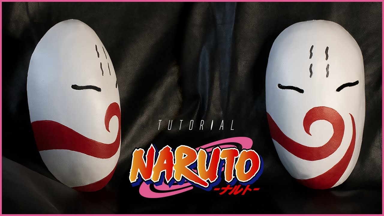 Tutorial Cómo hacer la máscara anbu de Haku | 🍥 Naruto 🍥 | Patrones GRATIS | En FOAM DIY