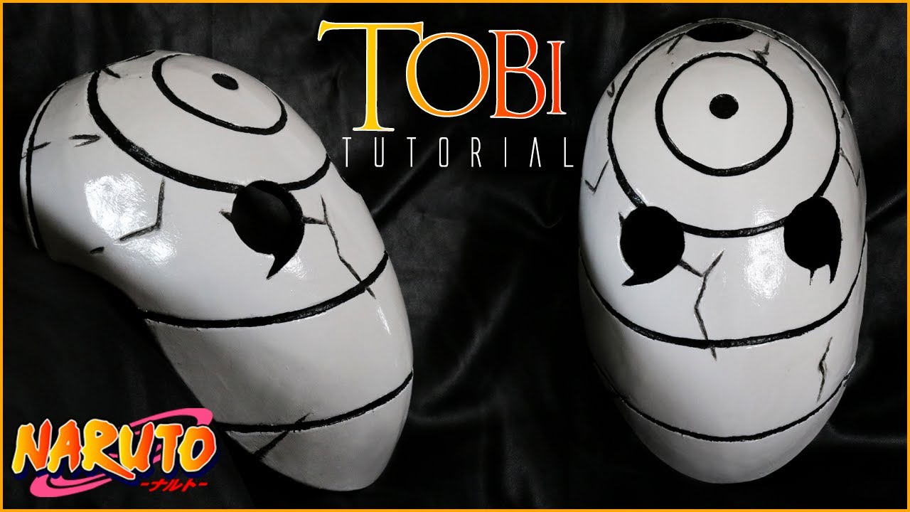 Tutorial: Cómo hacer la máscara de Tobi - Obito Uchiha | 🍥 Naruto 🍥 | Patrones GRATIS | En FOAM DIY