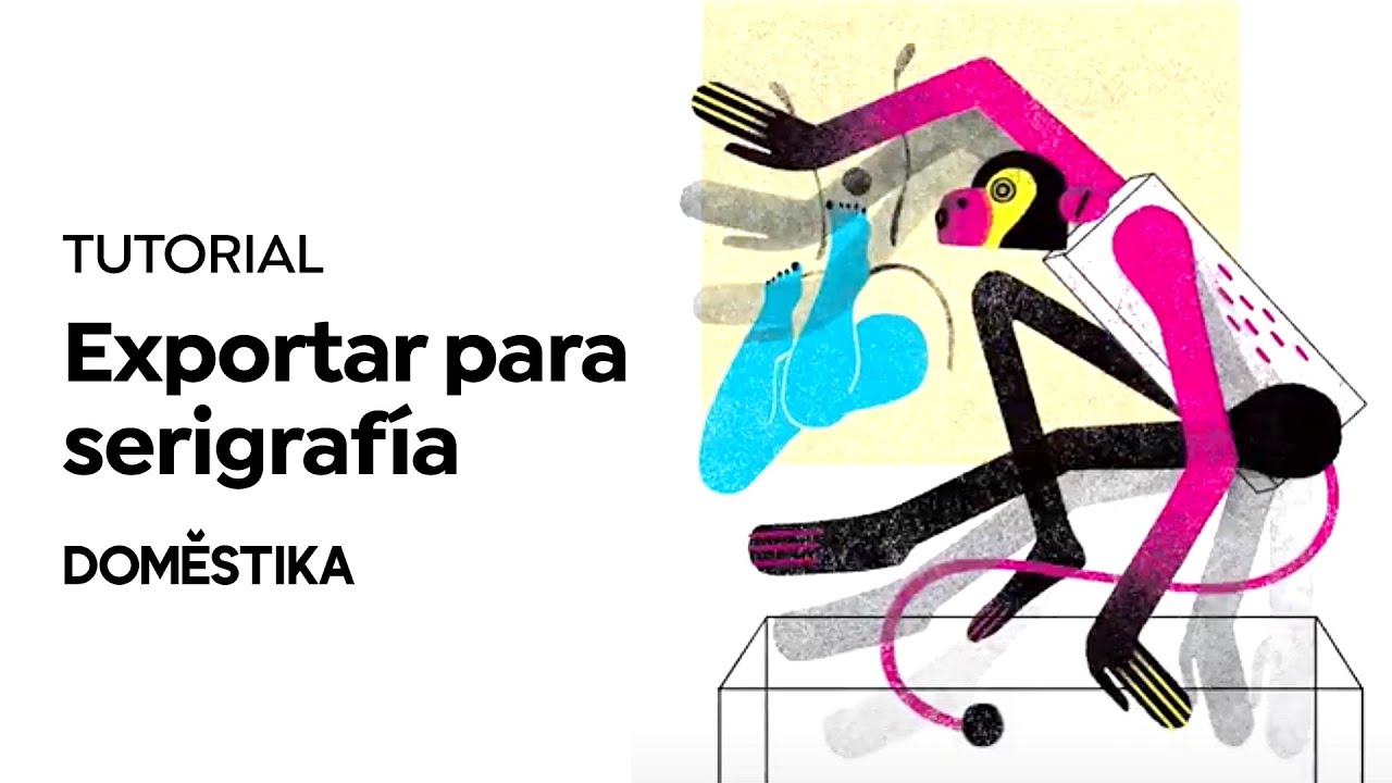 Tutorial Serigrafía: cómo preparar tu ilustración para imprimir- Jimena Estíbaliz- Domestika
