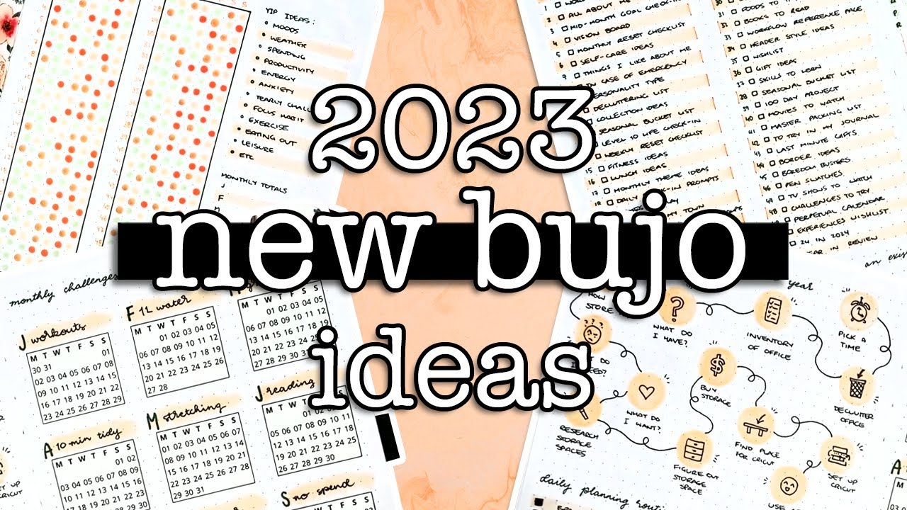 23 NEW bullet journal ideas for your 2023 setup 💜