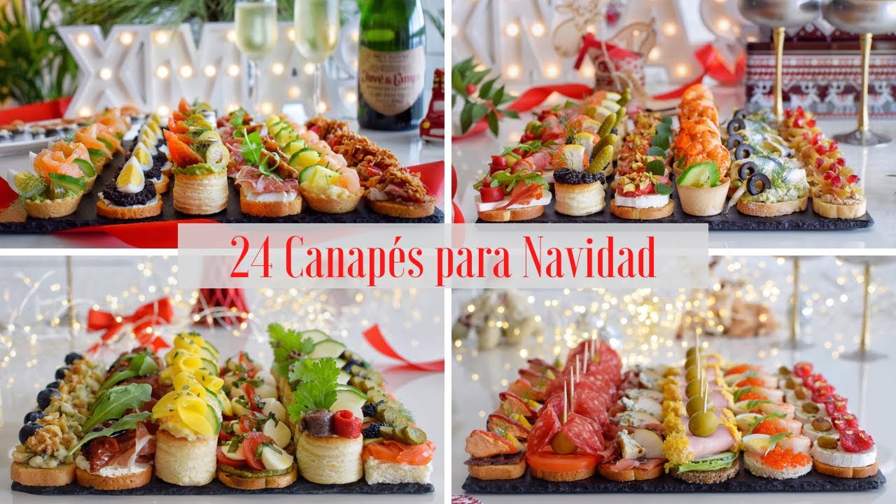 24 CANAPÉS PARA NAVIDAD 2022-2023 | Variados y Originales | Recopilación Especial | DarixLAB