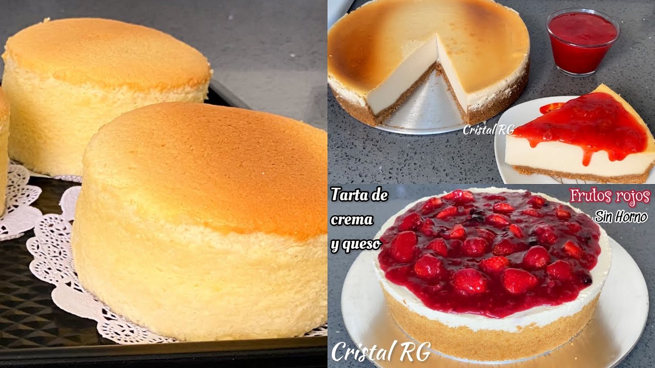 3 Recetas con queso crema |Receta de Cheesecake