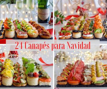 24 CANAPÉS PARA NAVIDAD 2022-2023 | Variados y Originales | Recopilación Especial | DarixLAB