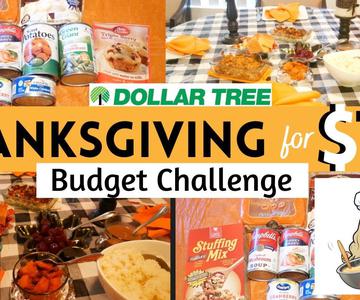Acción de Gracias de Dollar Tree por $ 10 | Cena fácil con un presupuesto limitado