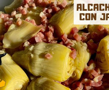 Alcachofas con Jamón de Bote o Frescas 🤤 ¡Receta para Bajar de Peso!