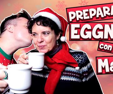 ¡Aprende a hacer EGGNOG! | Preparando Ponche de Huevo con mi mamá | Ponche de Navidad