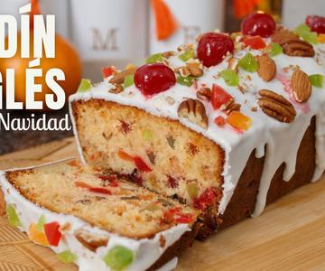 Budín inglés, el budín o panqué navideño con frutos secos que no puede faltar en tus fiestas