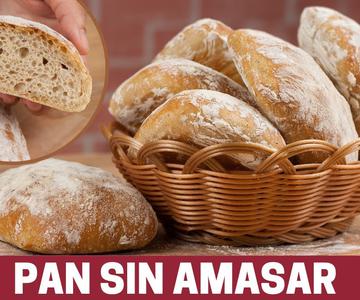 Chapata - Pan de Chapata sin amasar (Ciabatta Bread)
