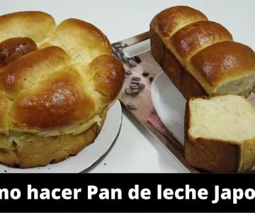 COMO HACER PAN de LECHE JAPONES SIN MAQUINA/ SUPER ESPONJOSO