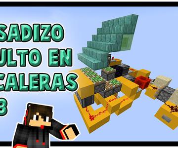 COMO HACER PASADIZO SECRETO EN ESCALERAS 3X3 EXTENDIBLE