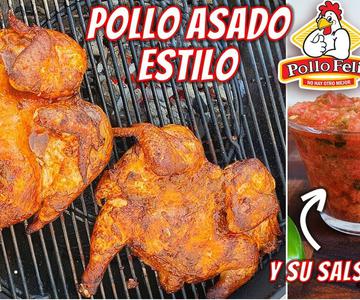 Como hacer Pollo Asado estilo Pollo Feliz | Cocina Universal