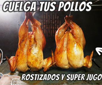 Como hacer Pollo Colgado y Rostizado en tu Horno | Cocina Universal