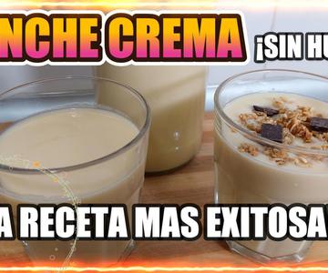 Como Hacer PONCHE CREMA Licor NAVIDEÑO (Receta con Flan) sin huevo