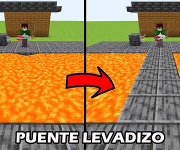 Como hacer un PUENTE LEVADIZO PARA MINECRAFT JAVA Y BEDROCK | BASES MINECRAFT