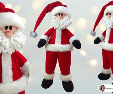 🔴🎅Cómo Hacer un SANTA CLAUS 58 cm | FÁCIL con Arte en Tus Manos🎅