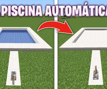 ¡CÓMO HACER UNA PISCINA AUTOMÁTICA EN MINECRAFT SIN MODS! 😱😍 #Minecraft #Shorts #Cortos El Nono YT