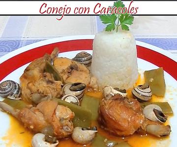 Conejo con Caracoles | Receta de Cocina en Familia