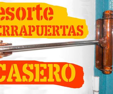 DIY 🔨 Muelle para puerta Casero 🧰 Resorte cierrapuertas ⭐