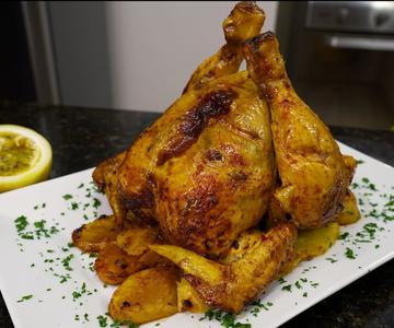 El secreto para el mejor pollo hornado doradito en casa