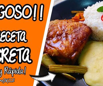 El Verdadero POLLO al HORNO JUGOSO 🤩 / PURÉ de PAPA AMARILLA 😋 | Cocinero DKLLE