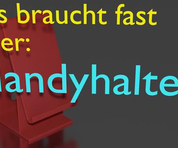 FreeCAD-Tutorial - Handyhalter schnell konstruiert, leicht 3D-druckbar