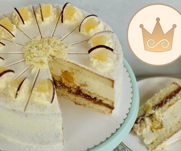 🤩 FRUCHTIGER TRAUM! 🍍ANANAS-KOKOS-SAHNETORTE mit SCHOKO-NOUGAT-CREME 🍍 REZEPT VON SUGARPRINCESS
