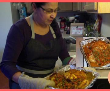 GALLINA RELLENA AL HORNO ||PARA TUS FIESTAS NAVIDEÑAS