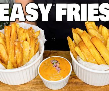 HOMEMADE French Fries 🍟❤️ LIKE A PRO for less than $1 | STREETFOOD at Home