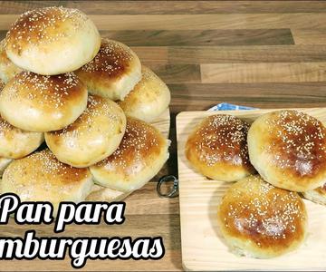 PAN DE HAMBURGUESA Muy Esponjoso, Tierno y Económico, no volverás a comprar pan!