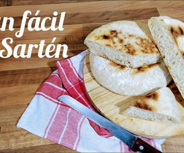 PAN SIN HORNO con harina común fácil, sólo 4 ingredientes! | PAN MARROQUÍ en SARTÉN