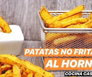 Patatas \"No Fritas\" al Horno (DELICIOSAS! y más SALUDABLES)