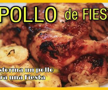 🔴POLLO al Horno FESTIVO | DORADO por fuera y JUGOSO por dentro