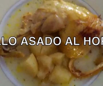 POLLO ASADO AL HORNO CON BOLSA DE ASAR | RECETA MUY FÁCIL