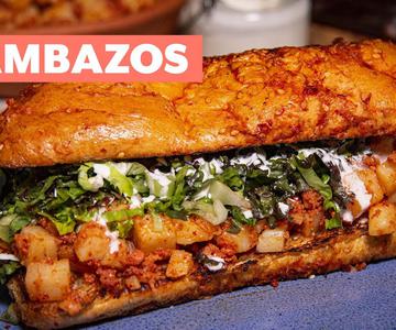 Prepara pambazos rellenos de papa con chorizo en casa