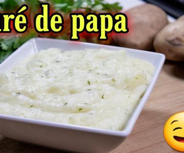 Puré de papa | como hacer puré de papa receta cacera