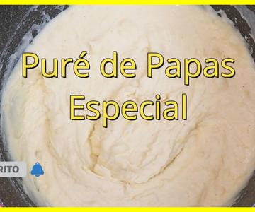 Puré de Papa Rápido y Fácil/Receta Casera.