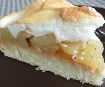 Receta: Como preparar Kuchen de Manzana con Merengue