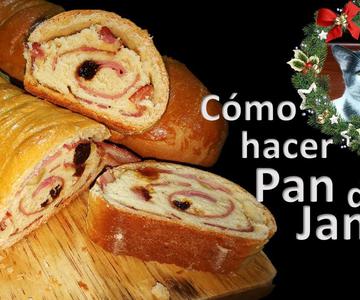 Receta de pan de jamón para estas fiestas