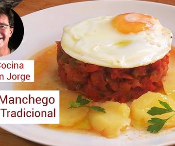 Receta Perfecta de Pisto Manchego 🍳 Huevo Frito y Patatas. Le encantará a toda la familia.