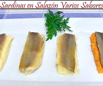 Sardinas en Salazón Varios Sabores | Receta de Cocina en Familia