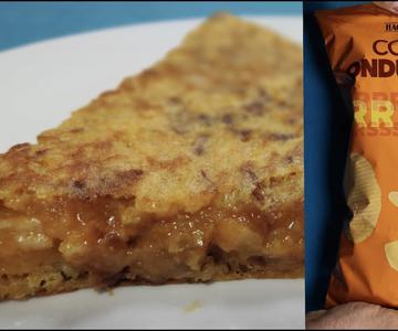 Tortilla española con patatas chips. Expectacular!!!!