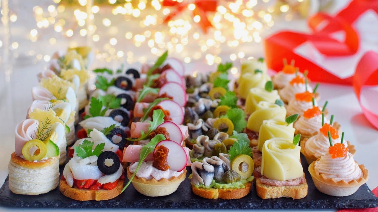 6 CANAPÉS PARA NAVIDAD 2022-2023 y FIN DE AÑO | Variados y Originales | DarixLAB