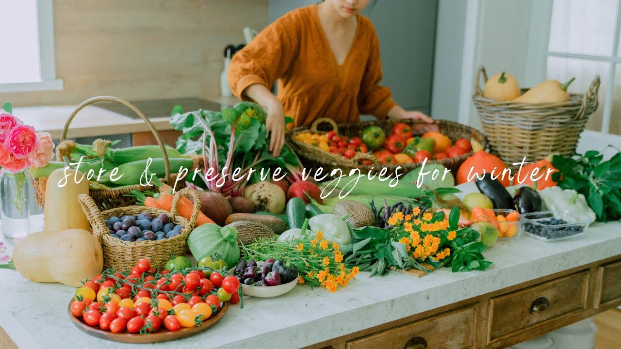 #85 Storing \u0026 Preserving Homegrown Vegetables for Years | Countryside Life