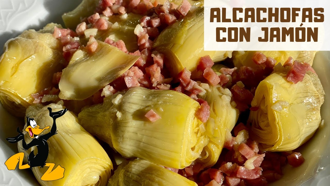 Alcachofas con Jamón de Bote o Frescas 🤤 ¡Receta para Bajar de Peso!