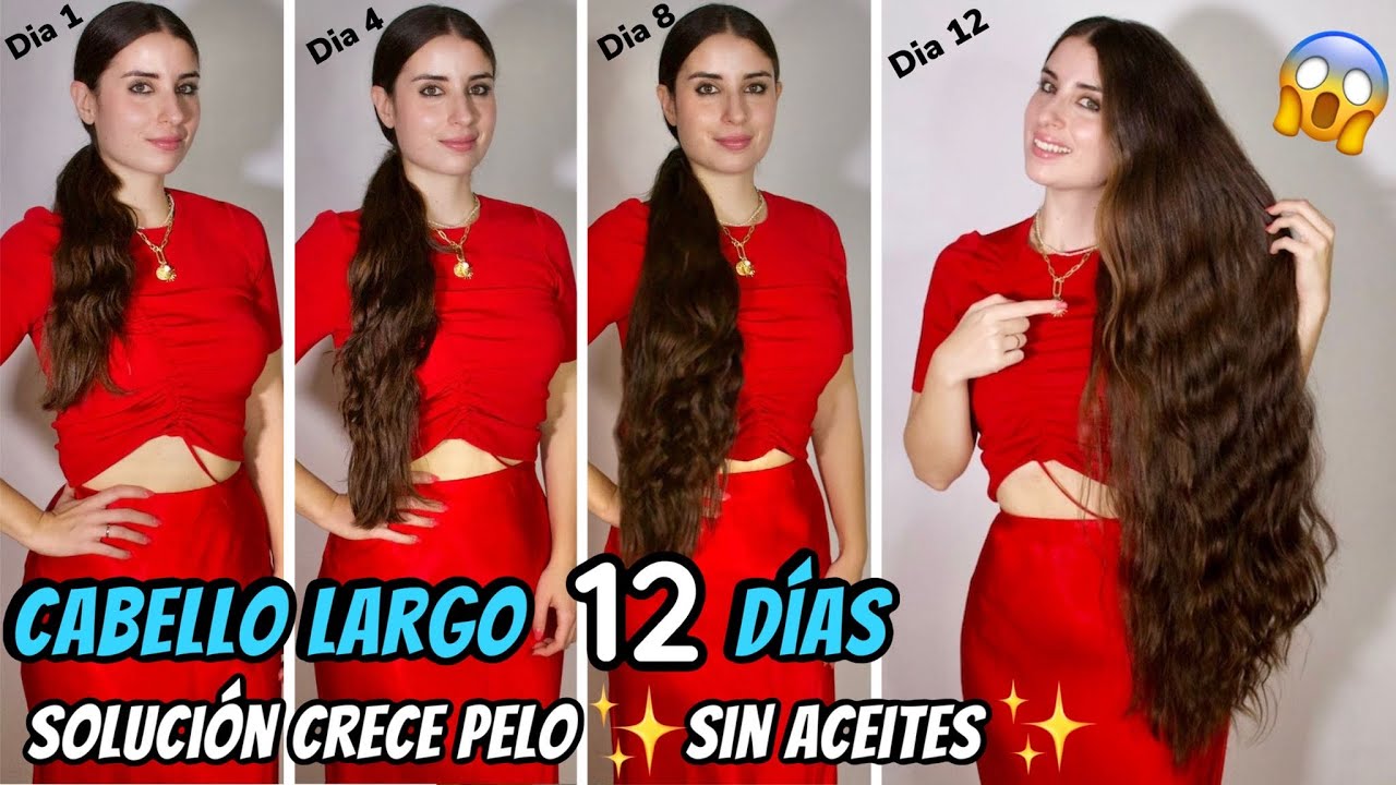 CABELLO LARGO Y GRUESO EN 12 DÍAS CON SÓLO ESTE REMEDIO MÁGICO! Sin Aceites❤️