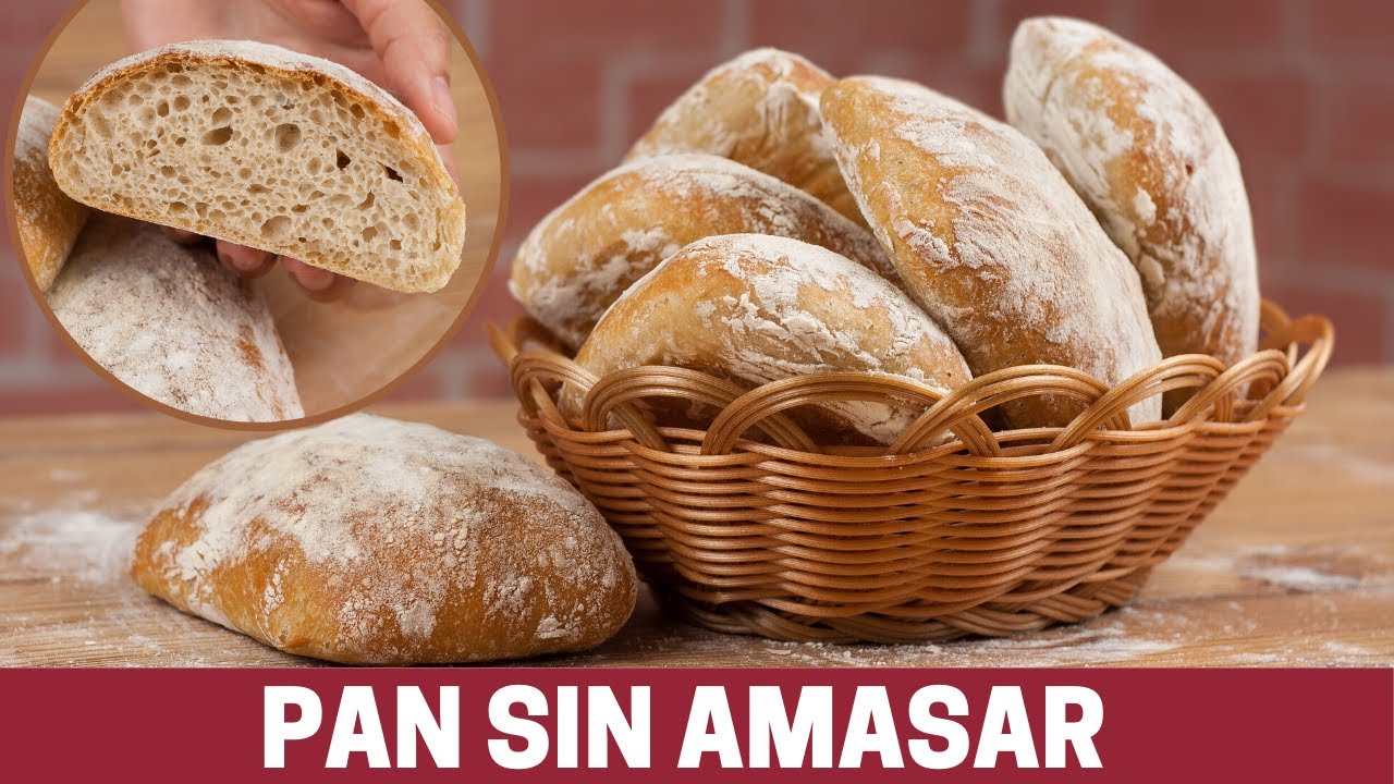 Chapata - Pan de Chapata sin amasar (Ciabatta Bread)