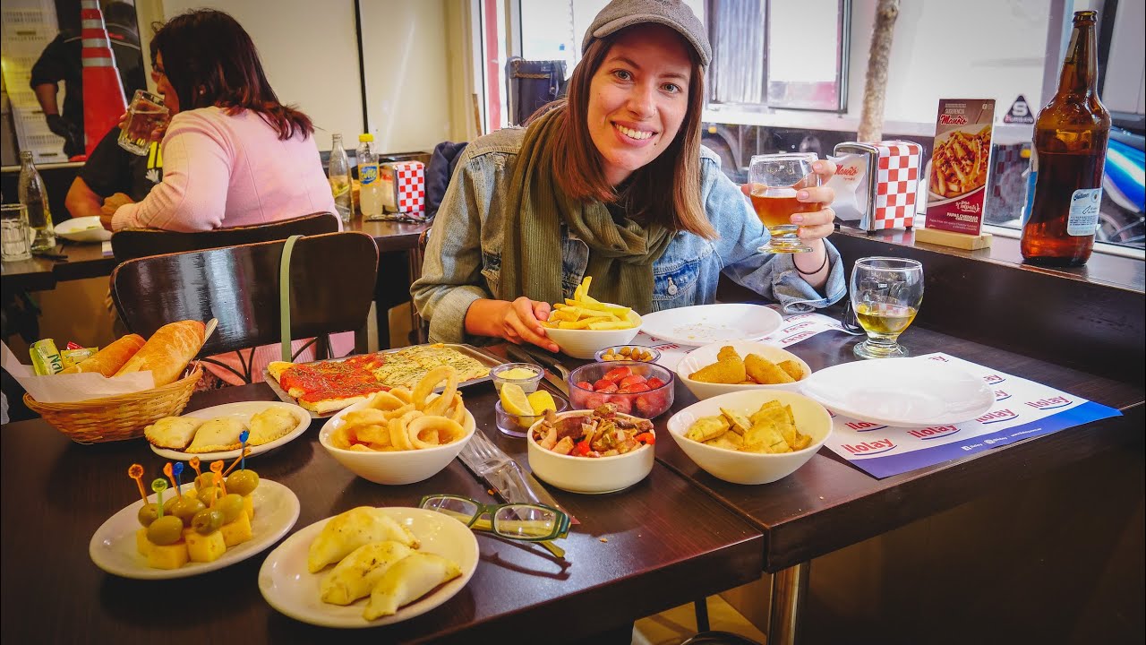 Comiendo una SUPER PICADA + LOS MEJORES CHURROS en Manolo | Mar del Plata, Argentina