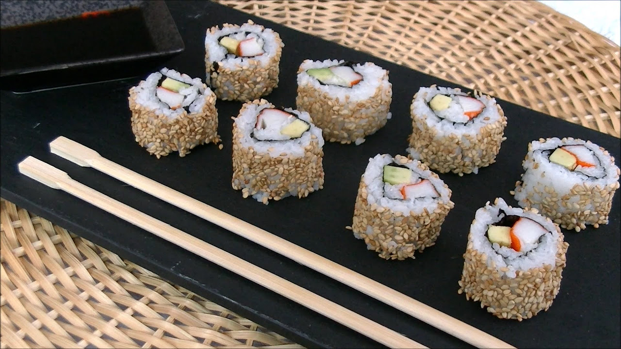 ⭐ Cómo hacer california roll sushi | Uramaki sushi ⭐